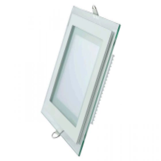 Waterproof recessed light, model Mahneshan, 24 watts, IP65, LED, white aluminum body, direct current, with switching module, Kelvin 3000, with 3 years warranty