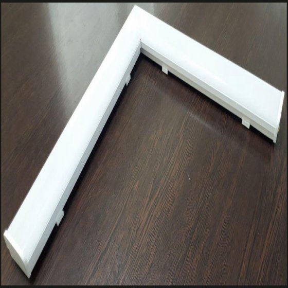 Afarin 50 Watt LED Linear Surface Mounted Light, 102 cm long, aluminum body, patented installation method, Kelvin 5000, 5 year warranty