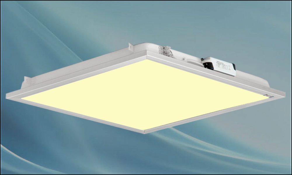 Dustproof recessed light, Delpasand model, 80 watts, LED, luminous flux 9600 lumens, D 60*60, with acrylic cover, IP52 - IP52, integral body, Kelvin 4000, with 5 years warranty