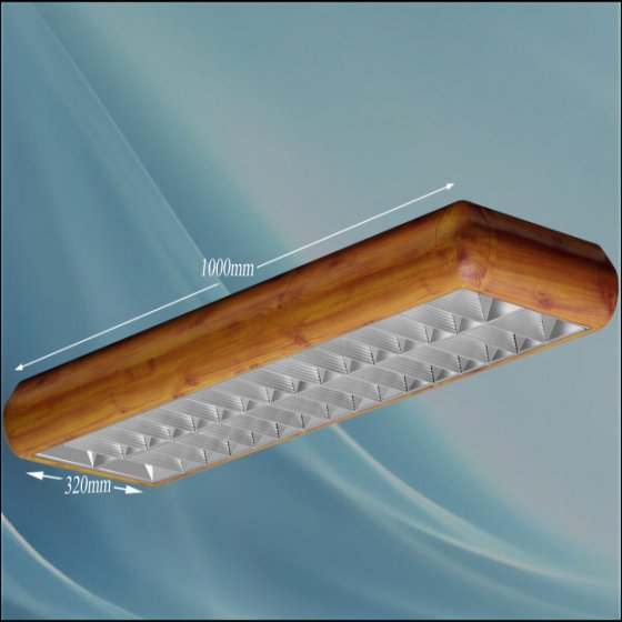 Soraya 36*4 long decorative electronic surface mounted lamp, fully anodized, without bulb