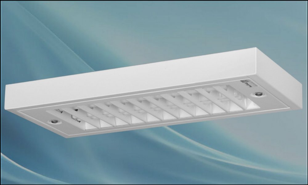 Del Ara 36*2 white electronic surface mounted lamp without bulb