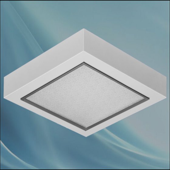 Jahannama surface mounted lamp 36*3, dimensions 60*60, surface mounted, metal body, electronic, crystal finish, with aluminum door, without lamp