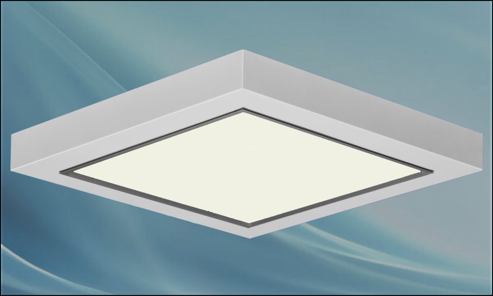 Jahannama surface mounted lamp 36*3, dimensions 60*60, surface mounted, electronic metal body with acrylic cover, aluminum door, no lamp
