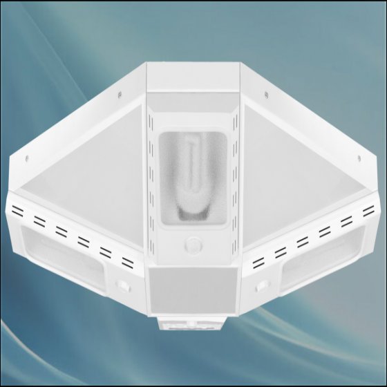 Jahanara 4-lamp surface mounted lamp with a patromi mirror without a bulb