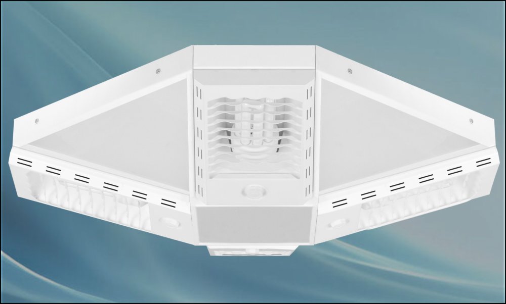 Jazab 4-lamp reflex anodized mirrored patromi surface mounted lamp without bulb