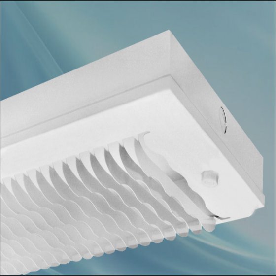 Anwar 20*2 white induction surface mounted lamp with Osram starter without bulb