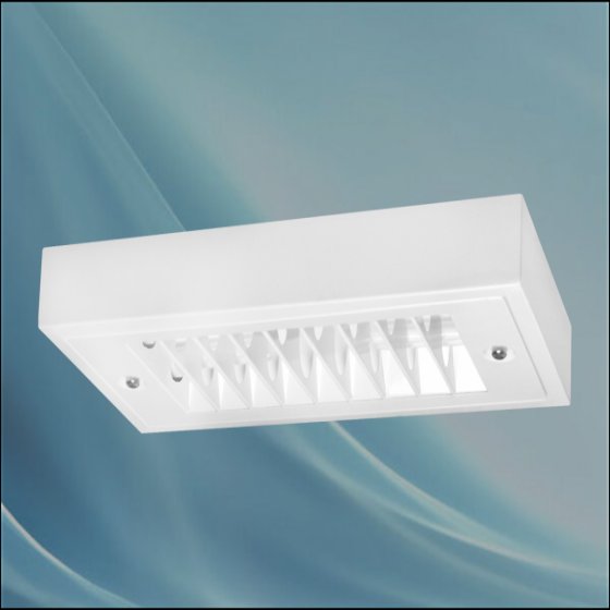 Delraba 18*4 white electronic surface mounted lamp 4 pins without bulb