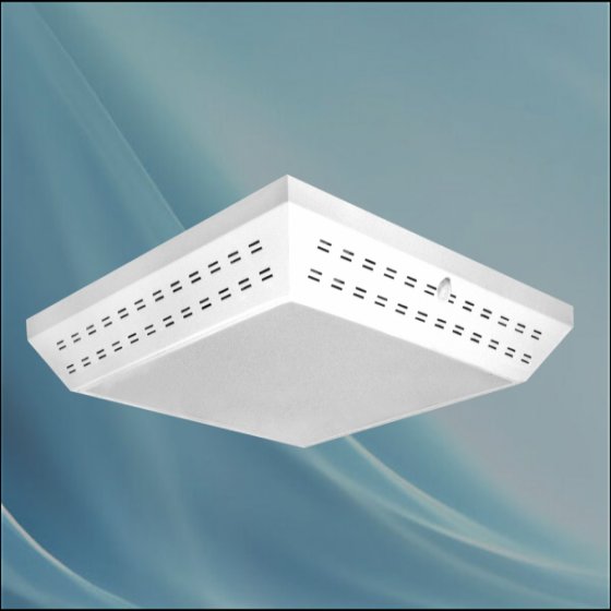 Surface mounted lamp, model Hor 18*8, dimensions 60*60, white, electronic, without bulb