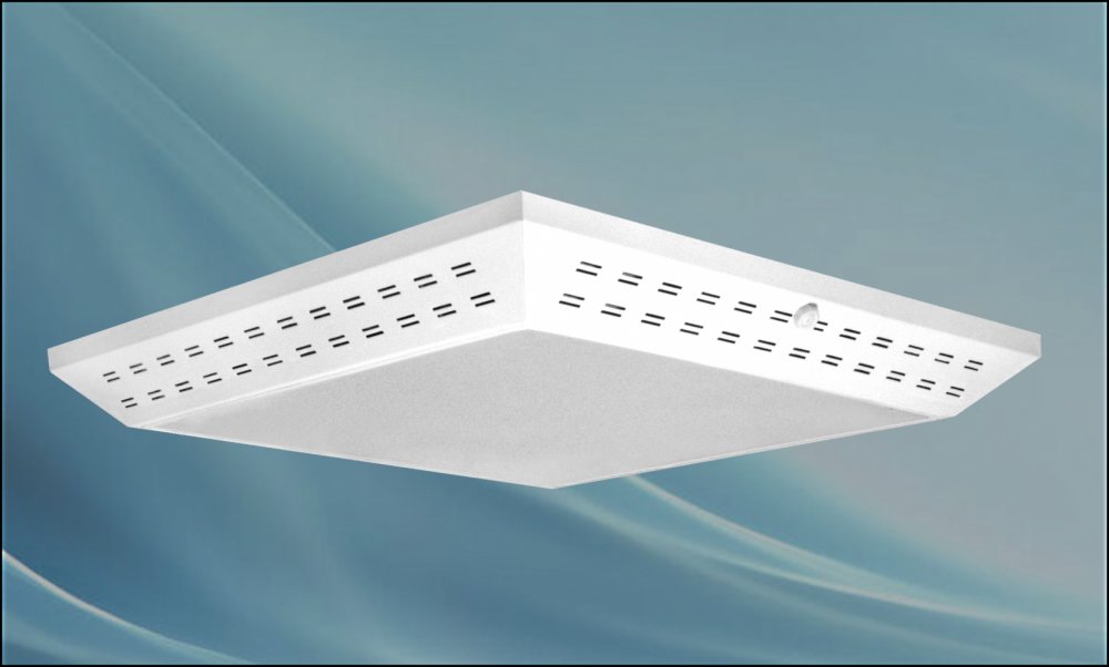 Surface mounted lamp, model Hor 18*8, dimensions 60*60, white, electronic, without bulb Surface mounted lamp, model Hor 18*8, dimensions 60*60, white, electronic, without bulb