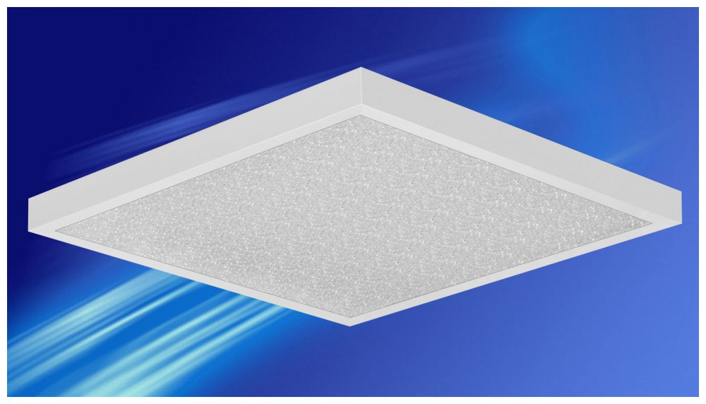چراغ مدل جهان نما 50 وات ال ای دی LED شار نوری 6000 لومن60*60 روکار  کلوین 5000 با درب و دیواره آلومینیوم طلق کریستال با 3 سال ضمانت آی پی 52 - IP52