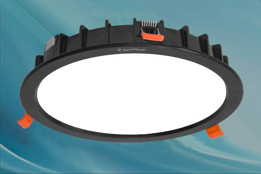 چراغ توکار ماه نشان 35 وات ال ای دی LED بدنه آلومینیومی مشکی برق مستقیم ماژول سوئیچینگ آی پی 52 - IP52 . . کلوین 6500 با 3 سال ضمانت چراغ توکار ماه نشان 35 وات ال ای دی LED بدنه آلومینیومی مشکی برق مستقیم ماژول سوئیچینگ آی پی 52 - IP52 . . کلوین 6500 با 3 سال ضمانت