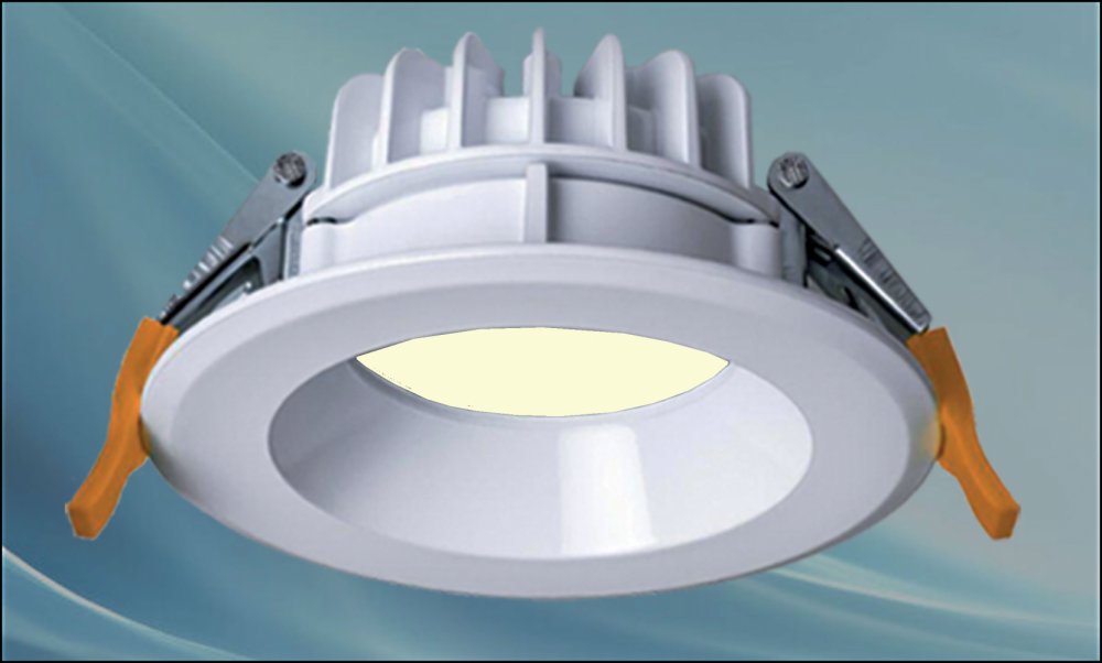 چراغ مدل ماهنور 12 وات ال ای دی LED آی پی 52 - IP52 کلوین 5000 با درایور ایزوله  با پنج سال گارانتی