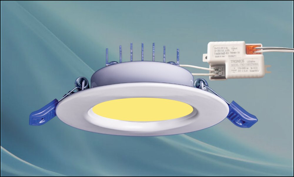 چراغ مدل منور 7 وات ال ای دی LED با درایور آی پی 52 - IP52 کلوین 3000