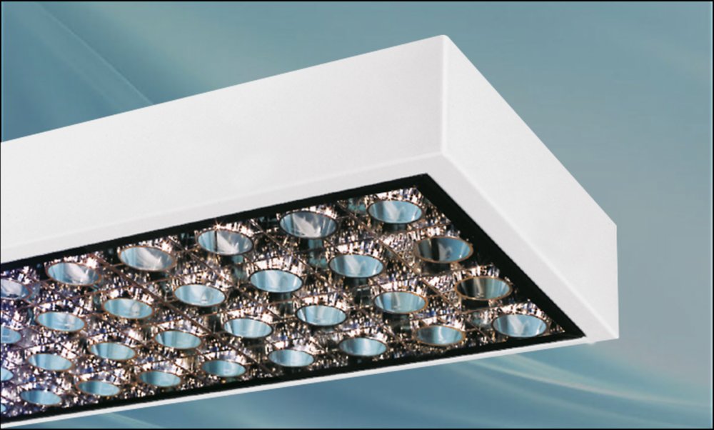 چراغ روکار ماه سيما يا مجذوب 40*2 القايي بدون شبکه با استارت اسرام بدون لامپ چراغ روکار ماه سيما يا مجذوب 40*2 القايي بدون شبکه با استارت اسرام بدون لامپ