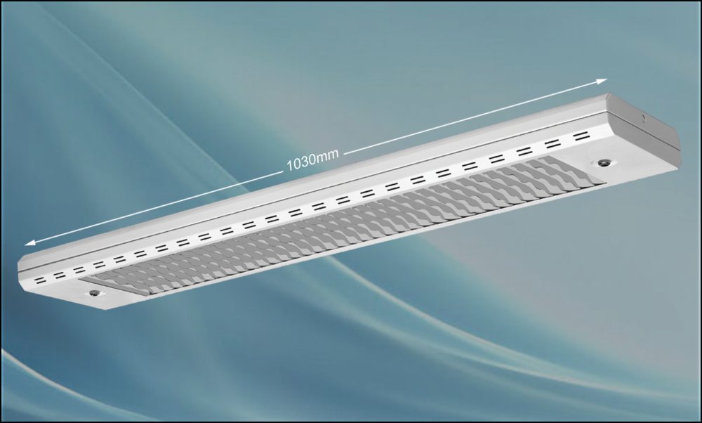 چراغ روکار جذاب 40*2 القايي با استارت اسرام بدون لامپ چراغ روکار جذاب 40*2 القايي با استارت اسرام بدون لامپ