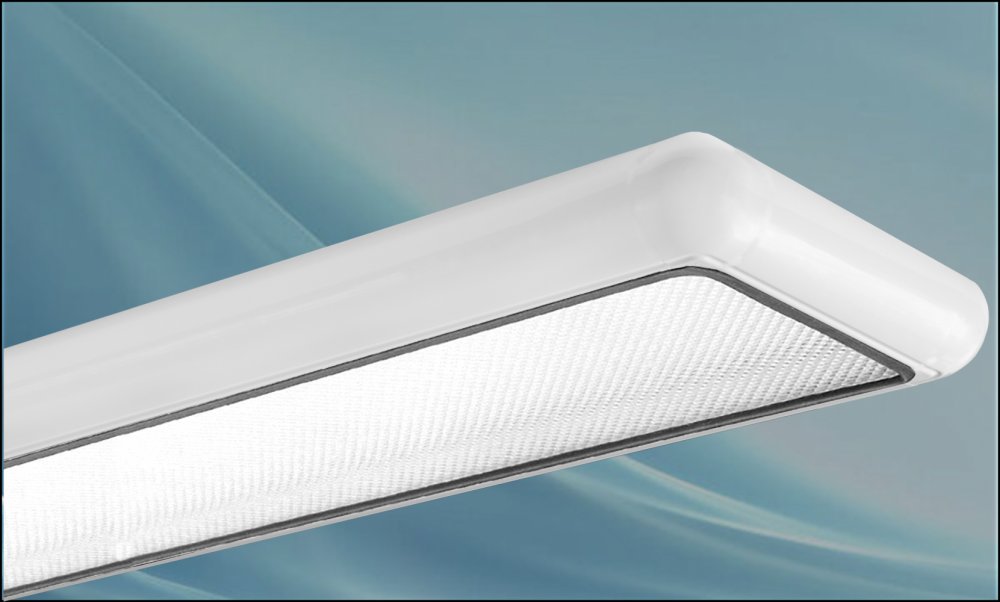 چراغ روکار داست پروف 40*2 سفيد الکترونيکي طلق کريستال فرم ثريا بدون لامپ چراغ روکار داست پروف 40*2 سفيد الکترونيکي طلق کريستال فرم ثريا بدون لامپ