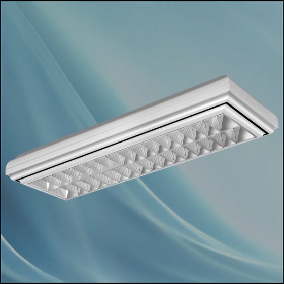 چراغ مدل تابش 36*4 طولي الکترونيکي کامل آنودايز بدون لامپ
