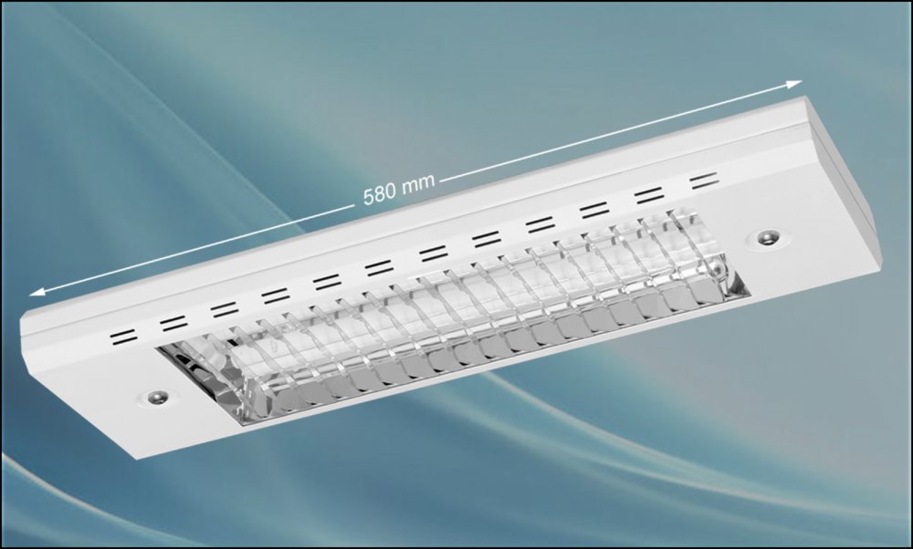 چراغ روکار جذاب 36*1 الکترونيکي رفلکس آنودايز بدون لامپ چراغ روکار جذاب 36*1 الکترونيکي رفلکس آنودايز بدون لامپ