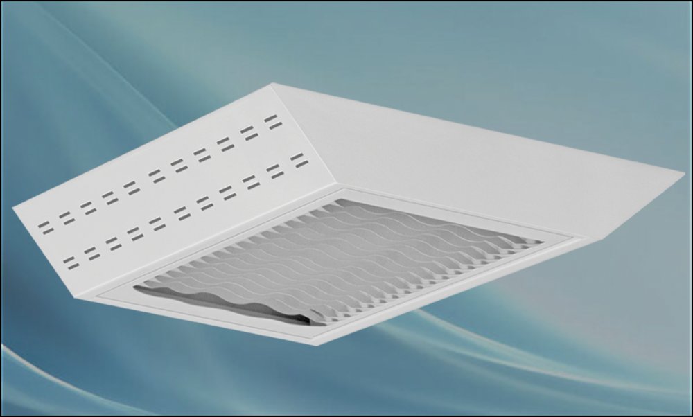 چراغ روکار هورزاد 36*3 شبکه و کف آنودايز با ترانس الکترونيکي بدون لامپ چراغ روکار هورزاد 36*3 شبکه و کف آنودايز با ترانس الکترونيکي بدون لامپ