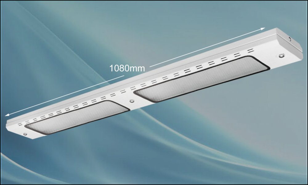 چراغ روکار جهان آرا 36*2 طولي الکترونيکي بدون لامپ چراغ روکار جهان آرا 36*2 طولي الکترونيکي بدون لامپ