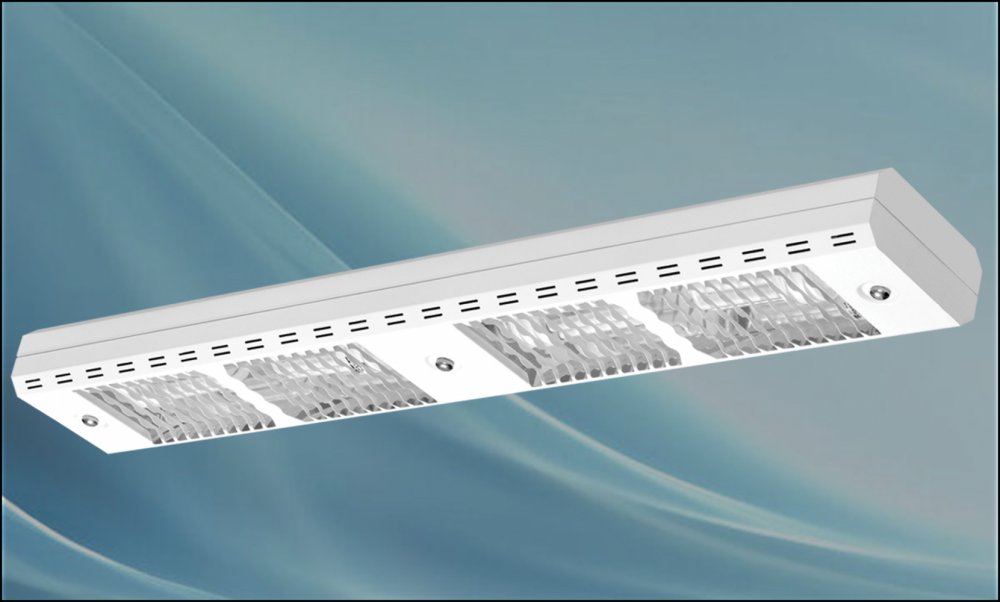 چراغ روکار جذاب 4 لامپي طولي رفلکس آنودايز پاترومي بدون لامپ چراغ روکار جذاب 4 لامپي طولي رفلکس آنودايز پاترومي بدون لامپ