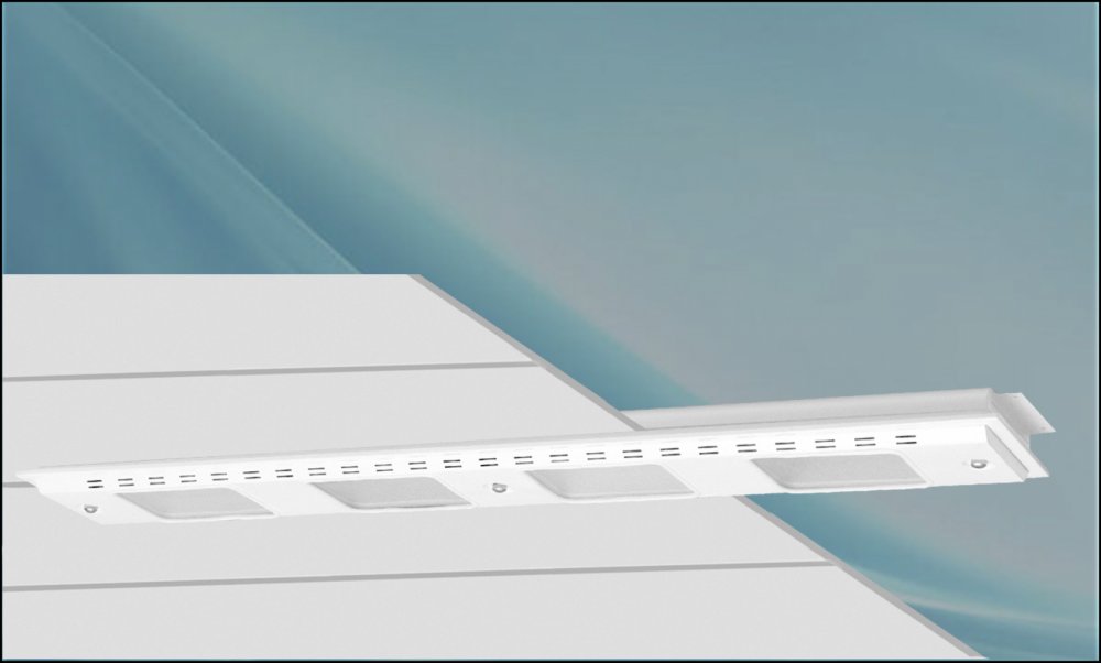 چراغ توکار جهان افروز 18*4 الکترونيکي 4 پين بدون لامپ چراغ توکار جهان افروز 18*4 الکترونيکي 4 پين بدون لامپ