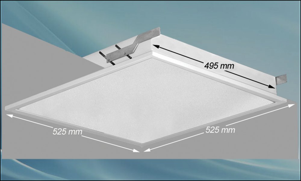 چراغ توکار داست پروف دلپسند 50 وات ال اي دي LED شار نوري 6000 لومن 50*50 کلوين 6500 با طلق اکريليک آي پي 52 - IP52 بدنه يکپارچه با 5 سال ضمانت چراغ توکار داست پروف دلپسند 50 وات ال اي دي LED شار نوري 6000 لومن 50*50 کلوين 6500 با طلق اکريليک آي پي 52 - IP52 بدنه يکپارچه با 5 سال ضمانت