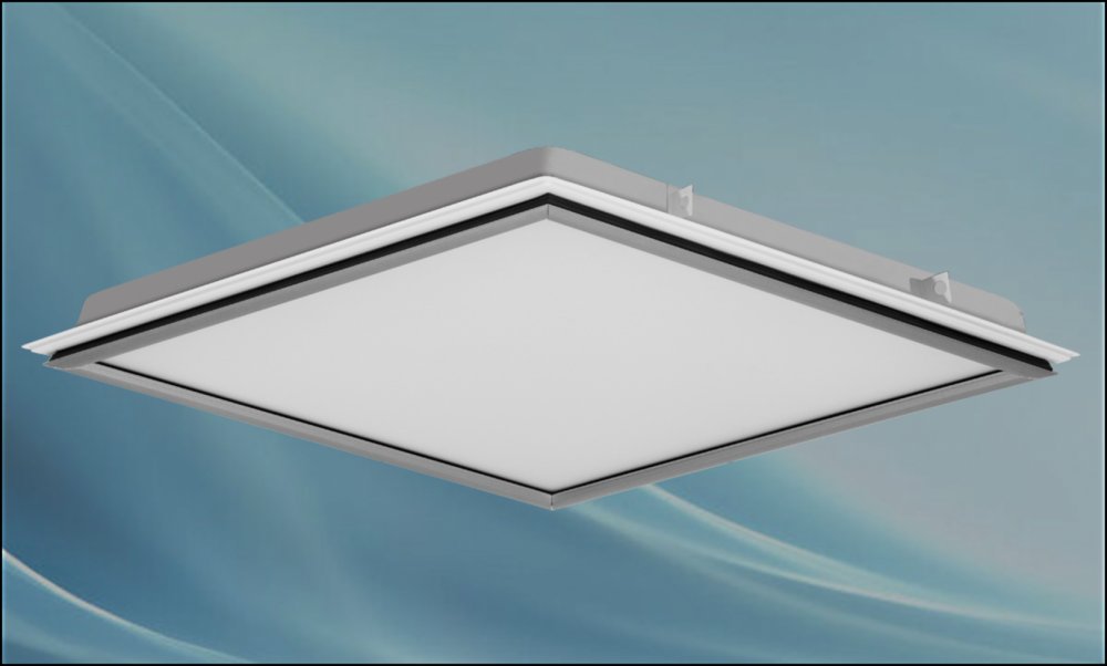 چراغ واترپروف IP65 توکار دلپسند 80 وات ال ای دی LED شار نوری 9600 لومن آی پی 65 ابعاد 50*50 با طلق اکریلیک کلوین 6500 درب آلومینیومی