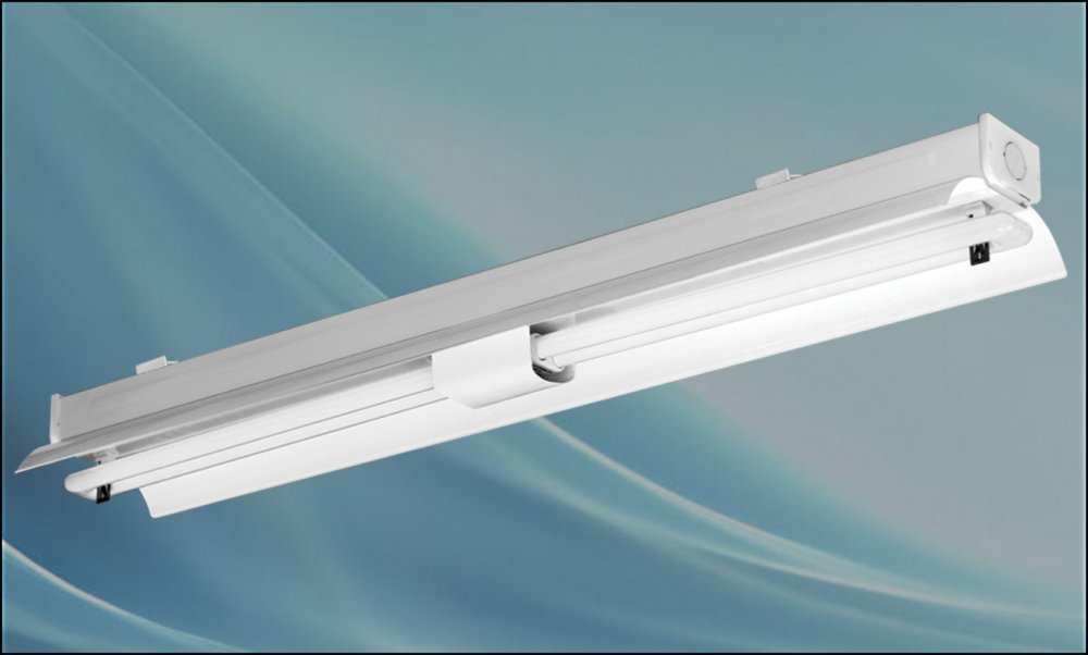 چراغ روکار بهشيد 36*2 سفيد الکترونيکي رويه تمام آنودايز بدون لامپ چراغ روکار بهشيد 36*2 سفيد الکترونيکي رويه تمام آنودايز بدون لامپ