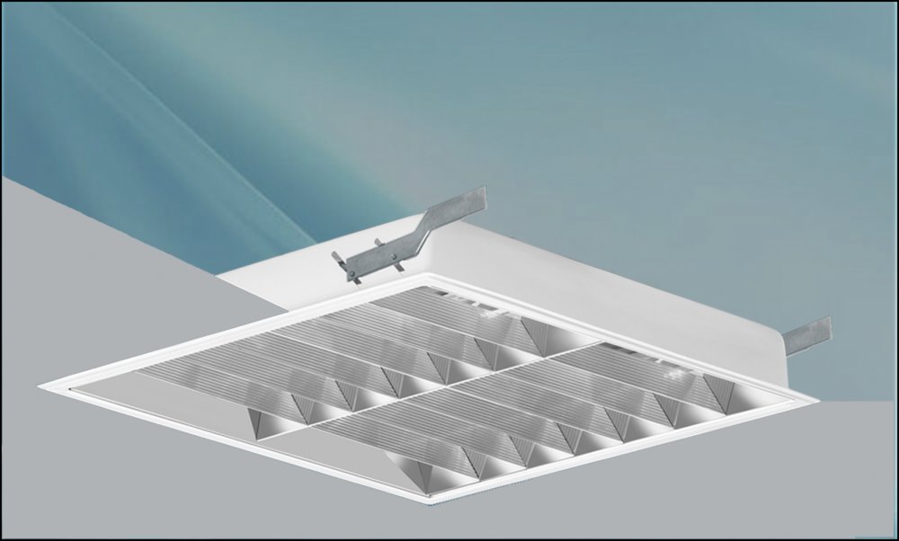 چراغ توکار تابان 36*2 مشترک 50*50 الکترونيکي کامل آنودايز کششي يک پارچه بدون لامپ چراغ توکار تابان 36*2 مشترک 50*50 الکترونيکي کامل آنودايز کششي يک پارچه بدون لامپ