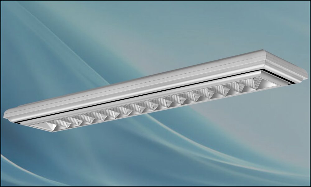 چراغ مدل تابش 14*2 طولي ال اي دي LED کامل آنودايز