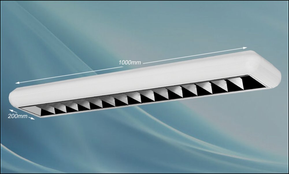 چراغ مدل ثريا 14*4 وات طولي ال اي دي LED با 3 سال ضمانت شبکه کامل آنودايز